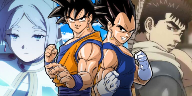 Imagen personalizada de Frieren, Goku, Vegeta, Guts