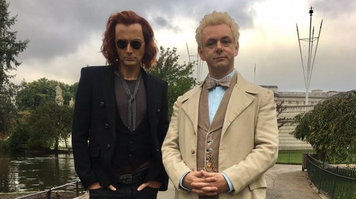 David Tennant confirma el regreso de los buenos presagios después de la disputa de Neil Gaiman