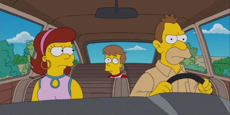 Homer Abe Mona Drama 1 Simpsons