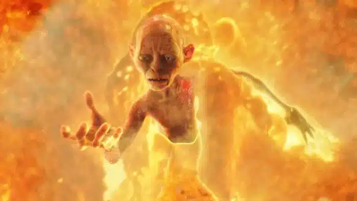 Gollum en el señor de los anillos la caza de Gallum