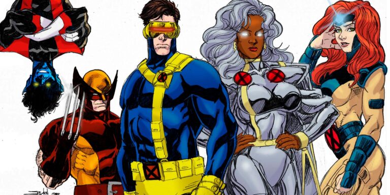 The X-Men pose together