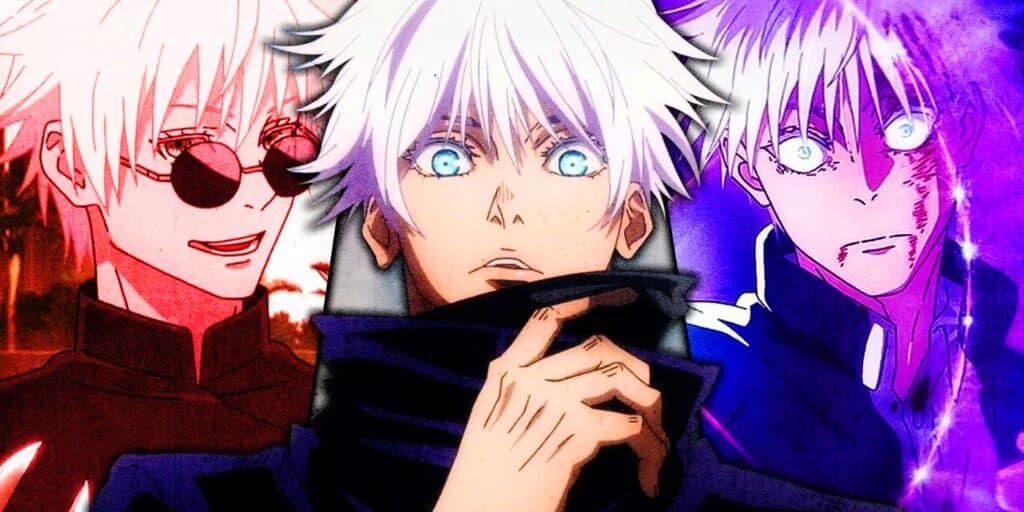 Satori Gojo en la serie de anime jujutsu kaisen