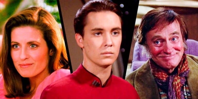 Wesley, Vash, Danillo Odell de Star Trek la próxima generación