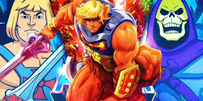 Divided images of man and masters of the universe