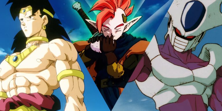 Broly, Tapion and Cooler in Dragon Ball Z Films