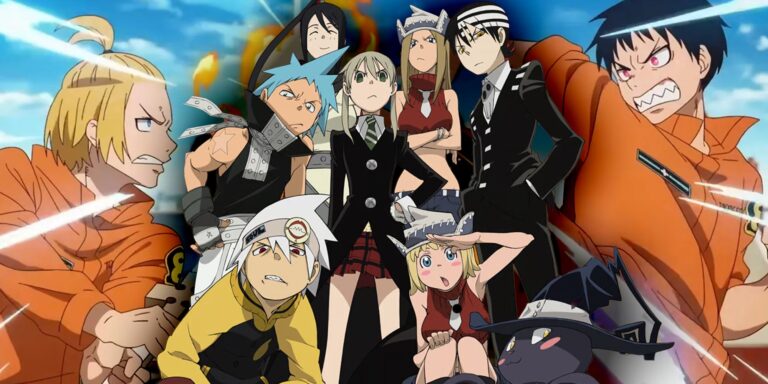 Fire force and collage of soul eaters