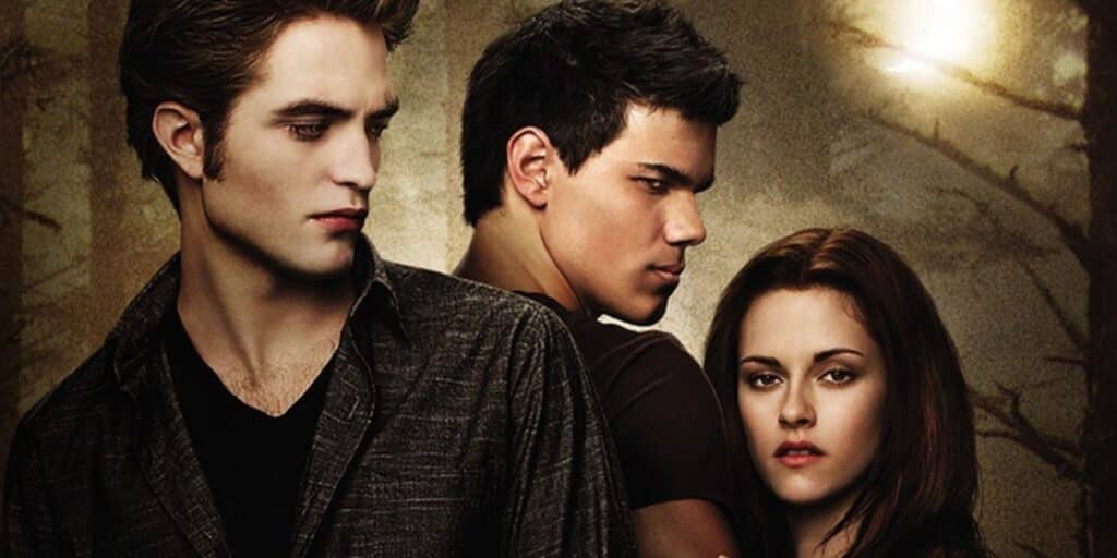 Twilight: New Moon's poster shows Edward, Bella and Jacob