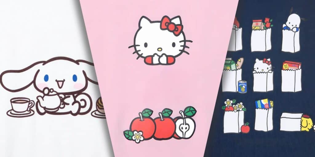 Cinnamoroll de Sanrio, Hello Kitty y otros personajes de mascotas en Designs Uniqlo