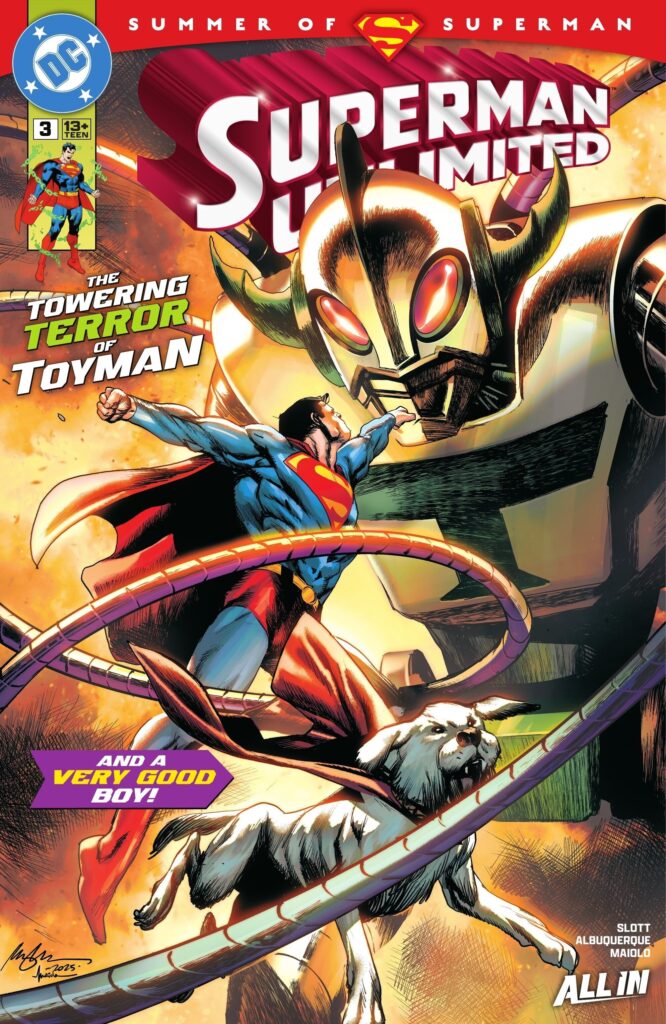La portada de Superman Unlimited # 3