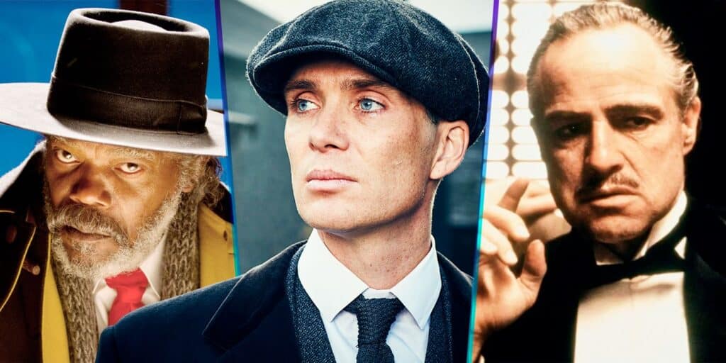 El Padrino, Sam Jackson de Hateful Eight y Cillian Murphy de Peaky Blinders en el centro