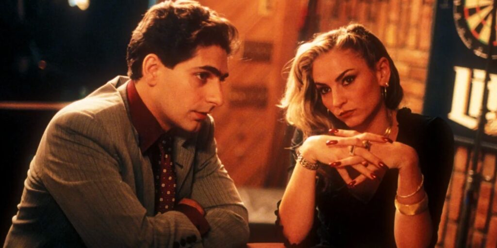 Adriana y Christopher se sientan juntos en la temporada 5 de Sopranos