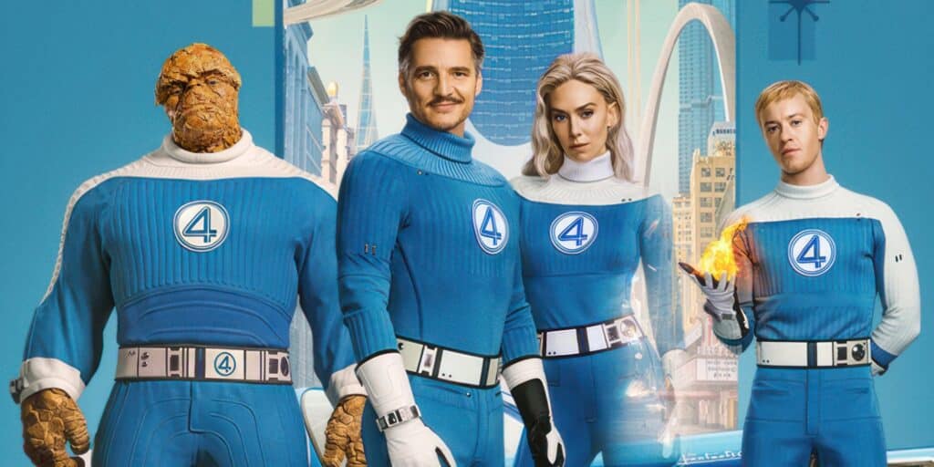 La primera familia de la MCU de la película Fantastic Four First Steps