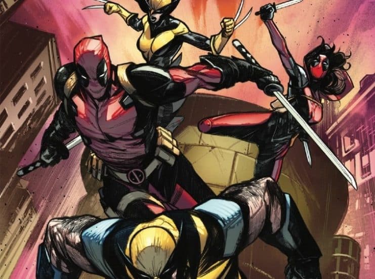 The daughters of Deadpool and Wolverine at all times in a new Marvel Brutal series