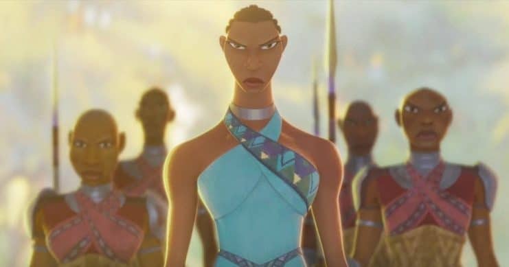 This is Wakanda's eyes, the new animated series of the Marvel universe