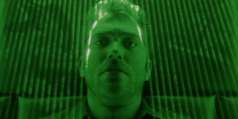 Craig Bierko during a scene on the thirteenth floor