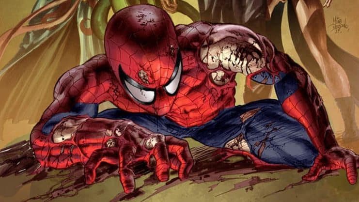 Spider-Man se lleva a cabo y lanza el espacio mientras cuenta para acelerar el #1000
