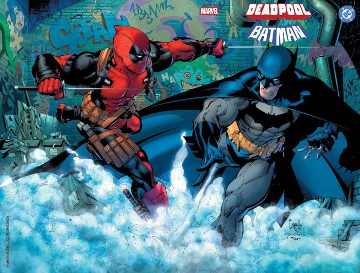 Deadpool and Batman join forces in a historical crossover