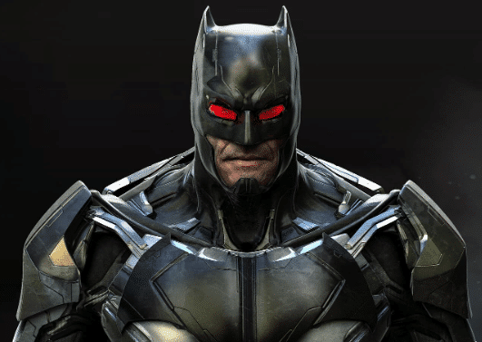 The Batsuit we have never seen, so the Batman veteran would have worn in the erased sequel of Arkham Knight