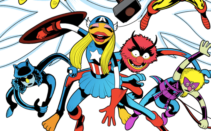 The Muppets invade the wonder with the covers variants for their 70th anniversary