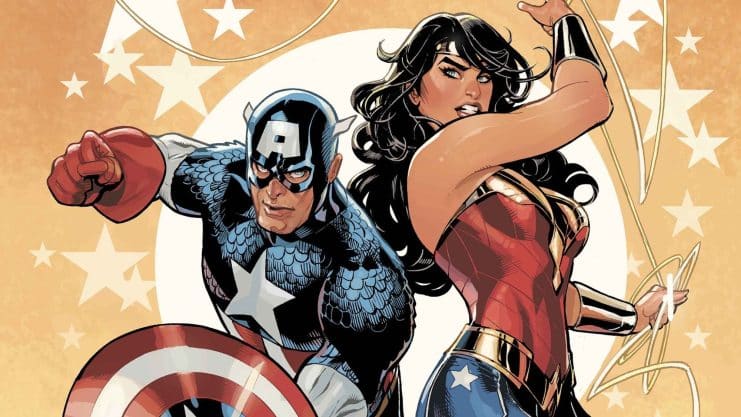 The new Marvel/DC crossover, the unexpected past shared by Captain America and Wonder Woman