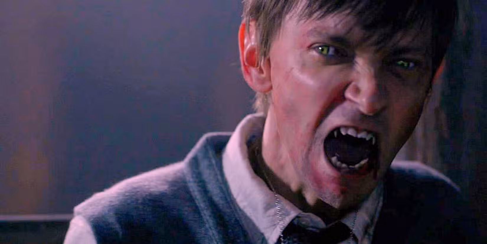 Garth Fitzgerald as a werewolf in Supernatural.