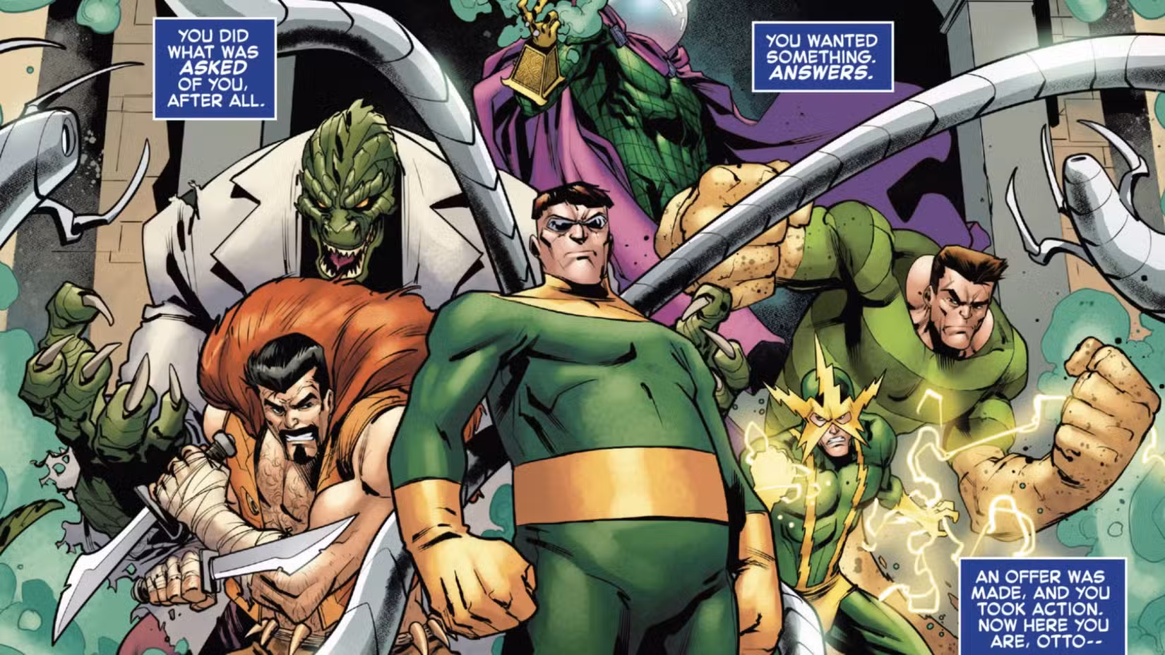 The Sinister Six emerge in Marvel Comics