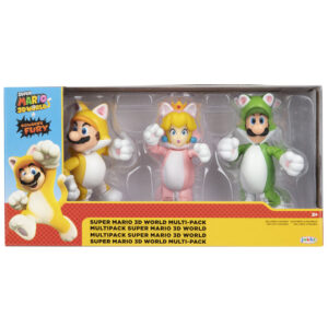 Blister 3 figuras Super Mario Bros 10cm