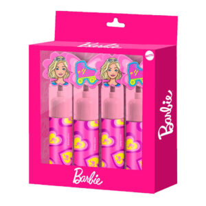 Blister 4 subrayadores Barbie