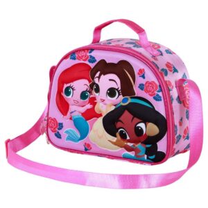 Bolsa portameriendas 3D Flowers Princesas Disney