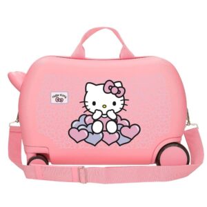 Maleta ABS Hearts & Dots Hello Kitty 45cm