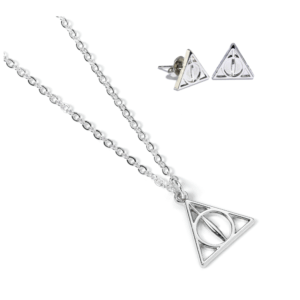 Set Colgante y pendientes Reliquias de la Muerte Harry Potter