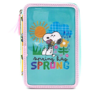 Plumier Snoopy Peanuts triple
