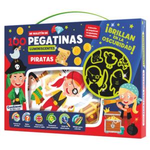 Maletin 100 pegatinas luminiscentes Piratas