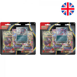 Blister 3 Sobres Refuerzo cartas Fuegos Fantasmales Pokemon ingles surtido