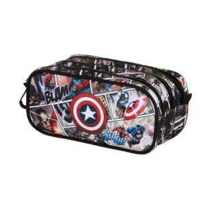 Portatodo Comic Capitan America Marvel triple