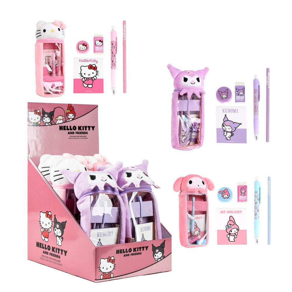 Portatodo peluche Hello Kitty surtido