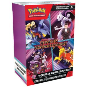 Juego cartas Booster Bundle Rivales Predestinados Pokemon latino
