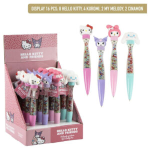 Boligrafo giratorio Hello Kitty surtido