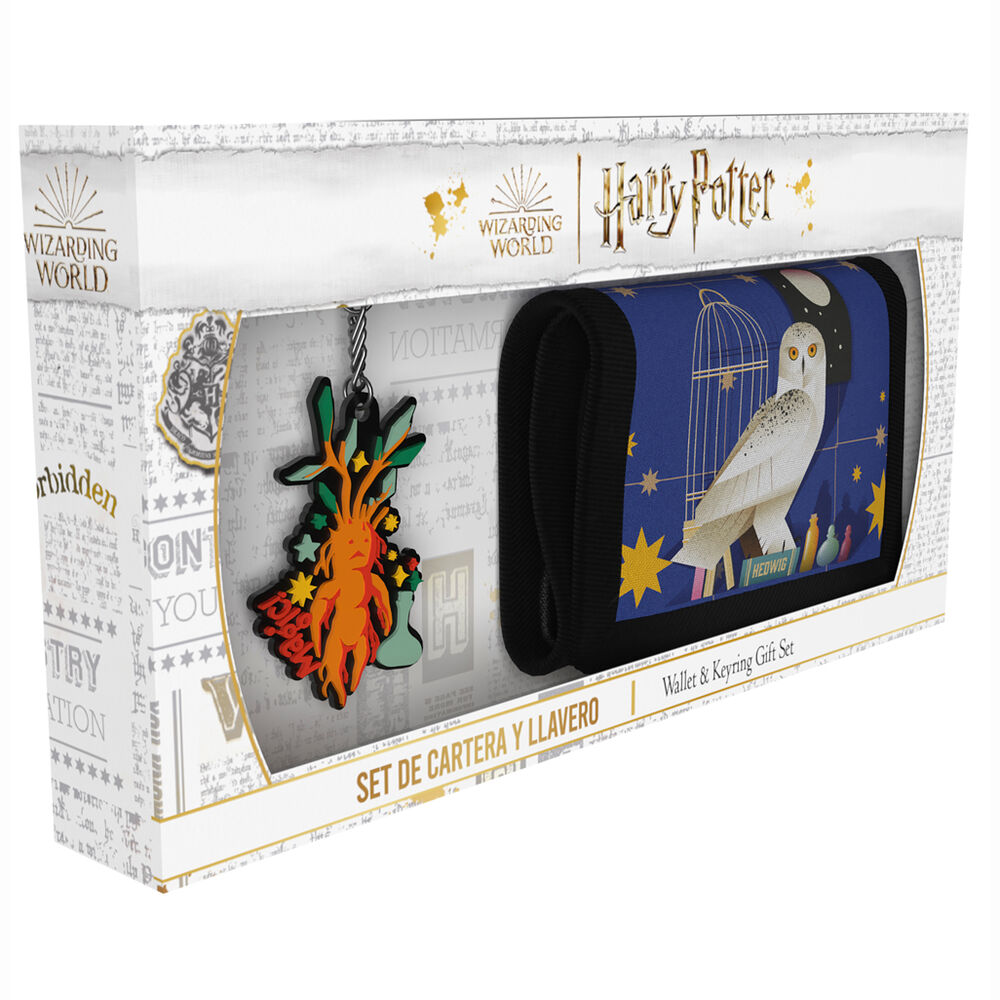 Blister Cartera + llavero Harry Potter