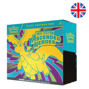 Estuche de Entrenador Elite juego cartas Heroes Ascendentes Pokemon ingles